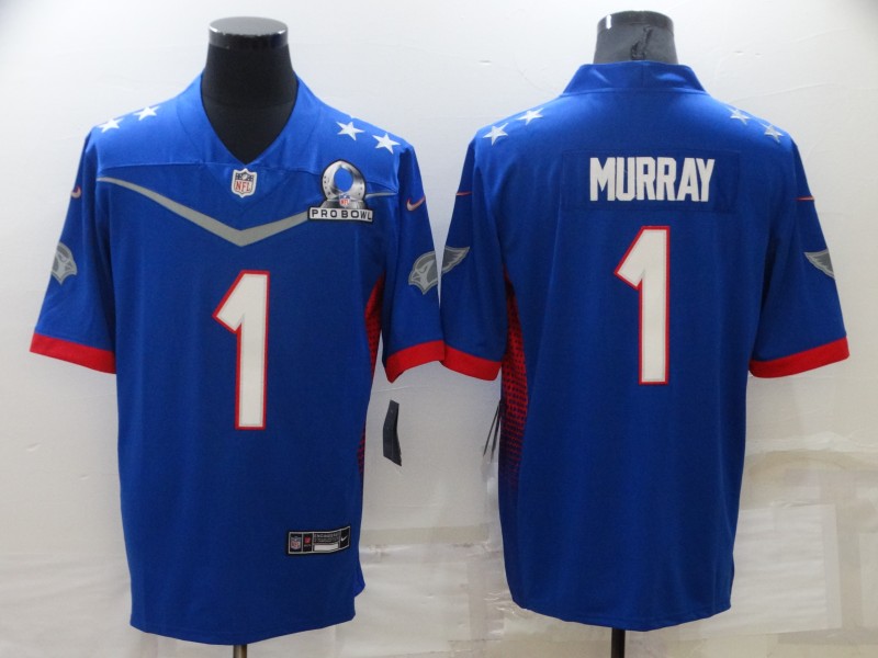 Men's Arizona Cardinals Kyler Murray #1 Blue All Star Jersey